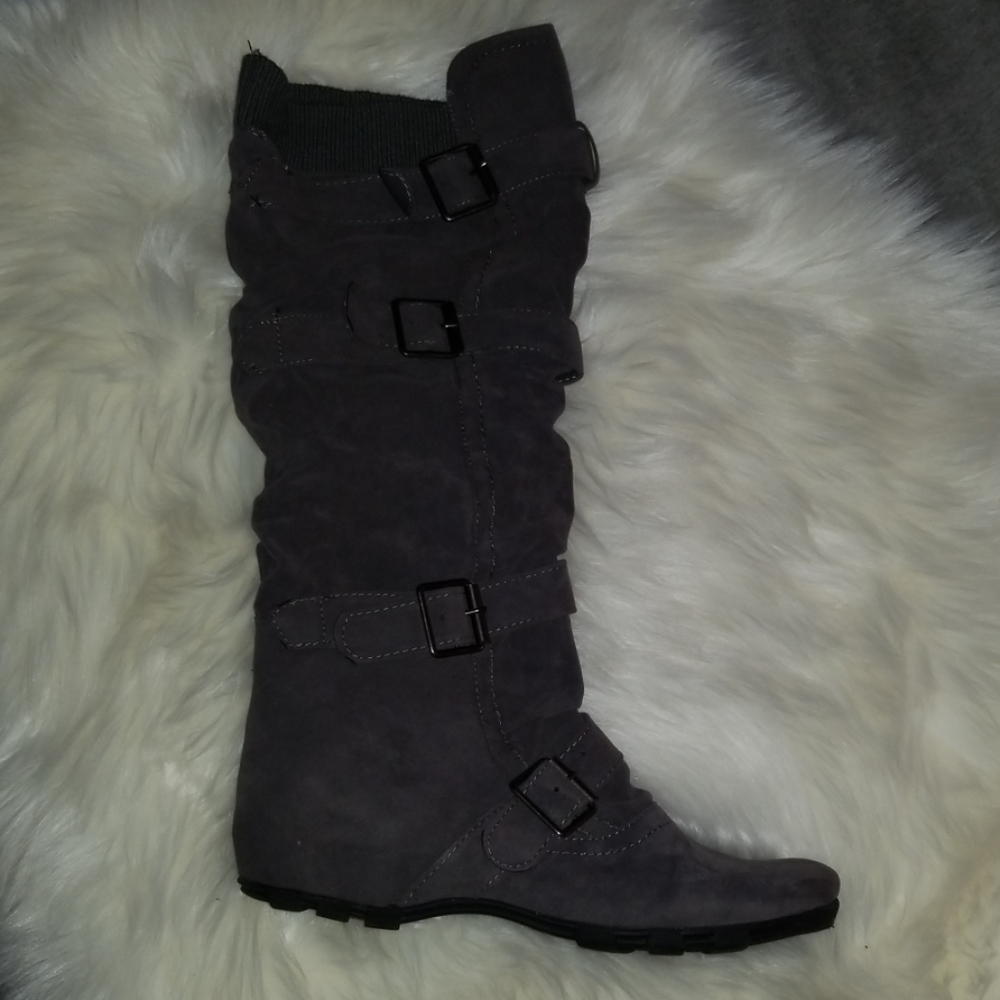 Grey Boots
